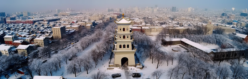 古典式北京钟楼雪景古代文明建筑,高清,摄影图,摄影图片,图片大全,摄影图免费下载